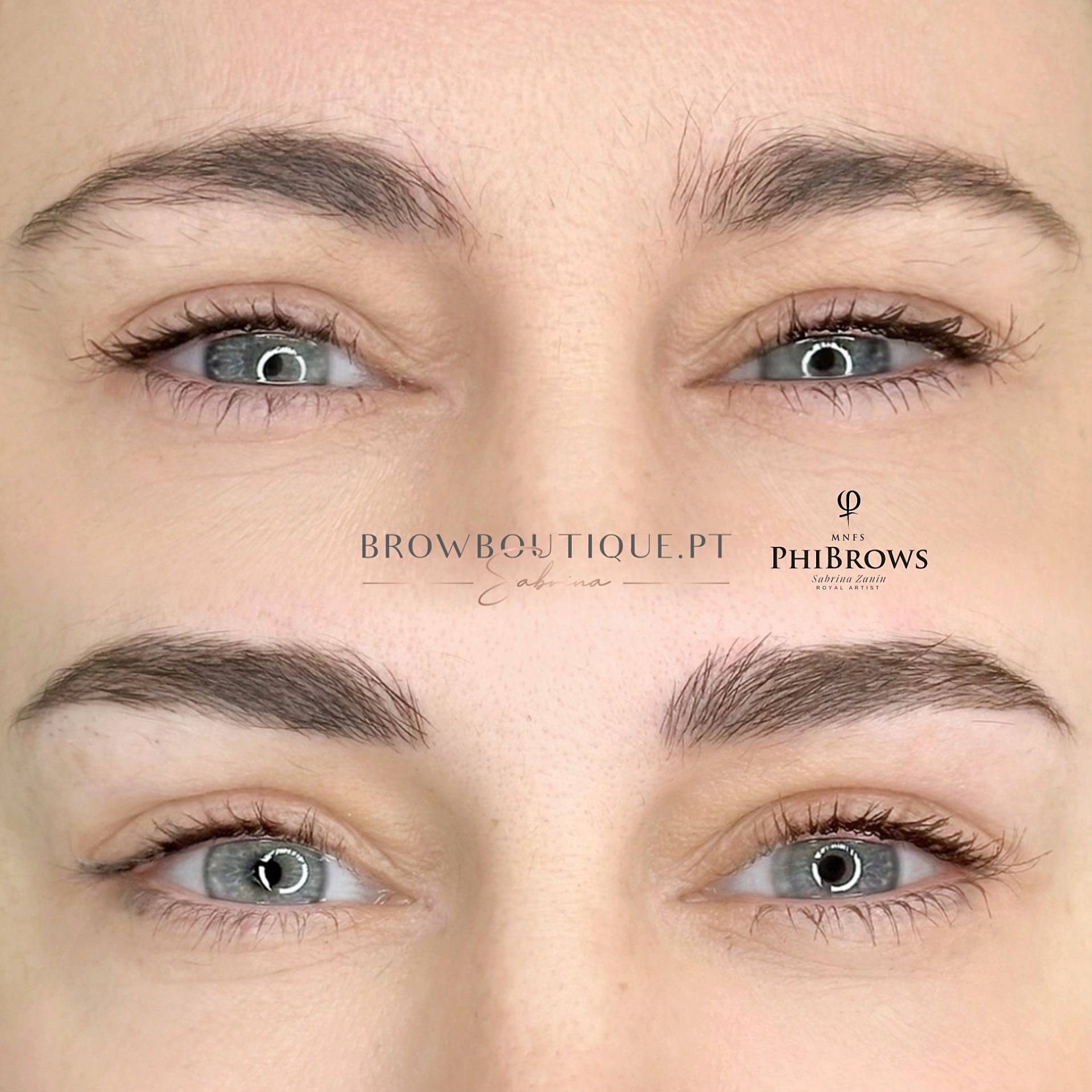 Microblading before and after Lisbon — Browboutique