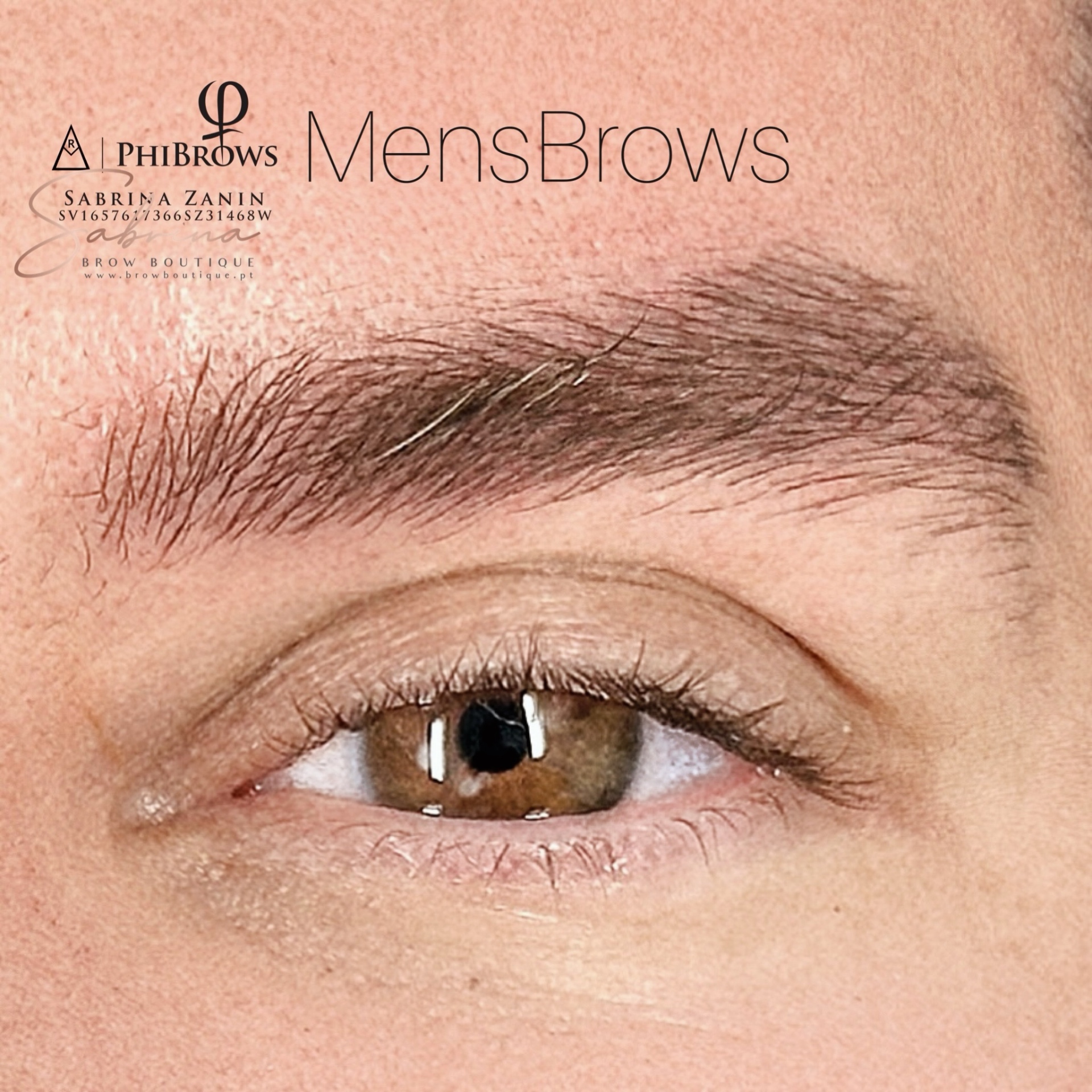 Mens hyper realistic brows Lisbon — Browboutique